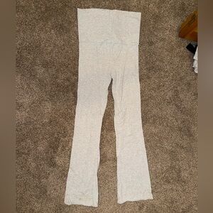 SKIMS maternity grey wide leg pants